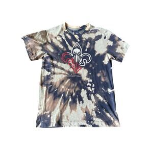 Nike Tee Men's New Orleans Pelican Shirt Size Medium Tie Dye
